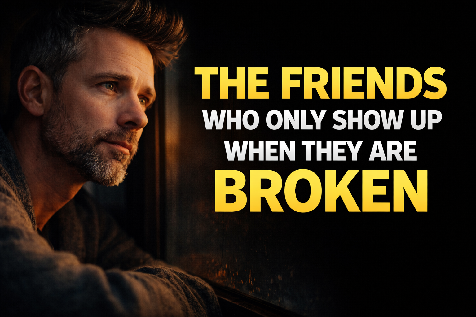 The Friends Who Only Show Up When They’re Broken