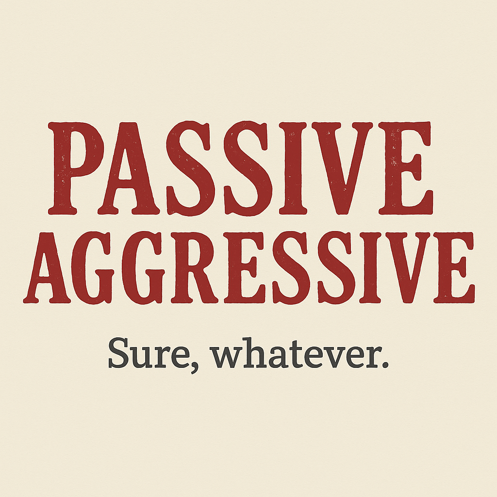 Mastering the Art of Saying Nothing and Everything: A Deep Dive into the Passive-Aggressive Mood - My Mood Gear