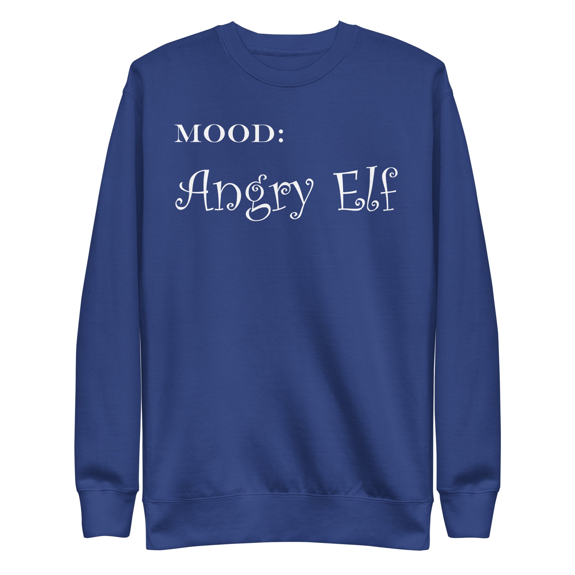 Angry Elf in White - My Mood Gear