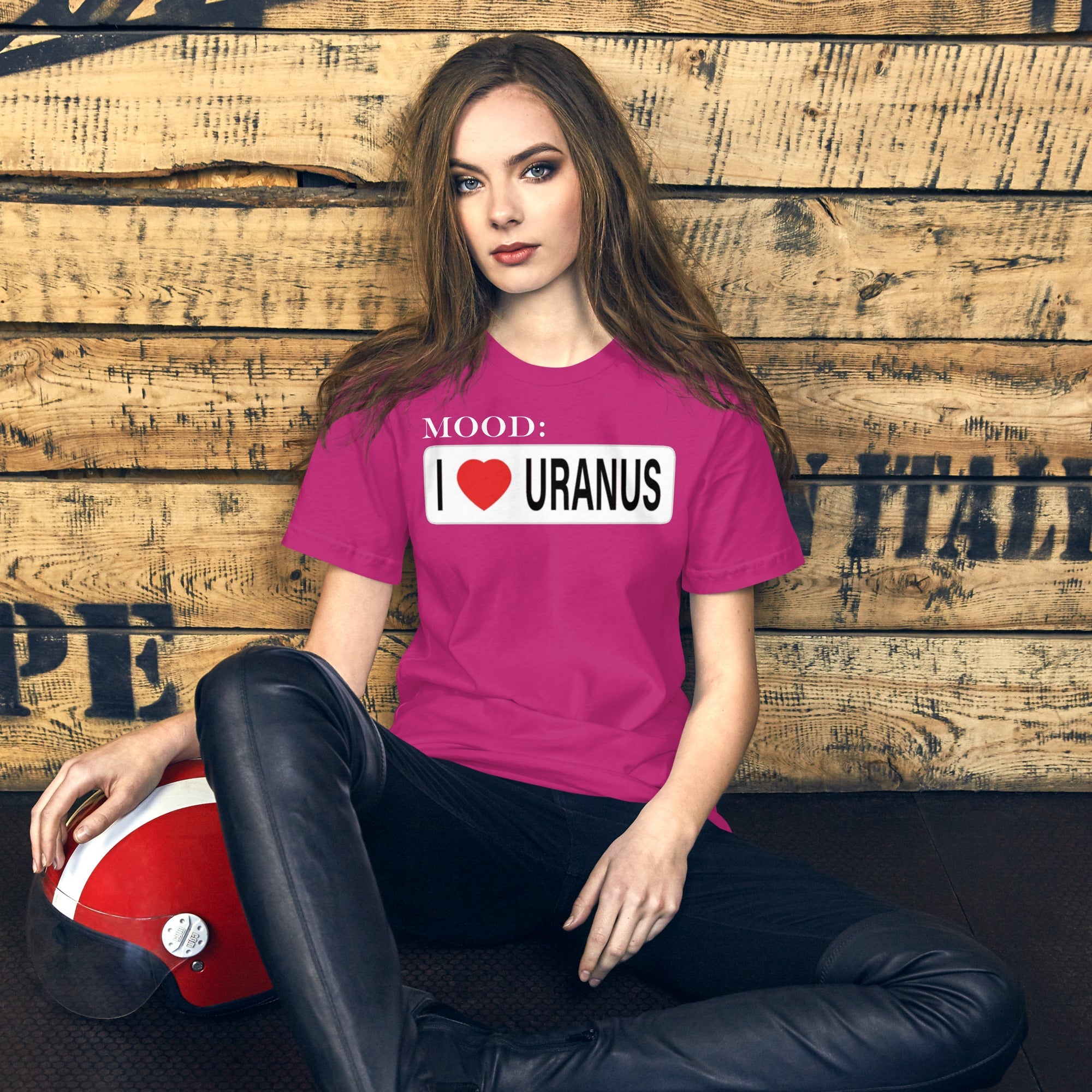 I ❤️ Uranus in White - My Mood Gear