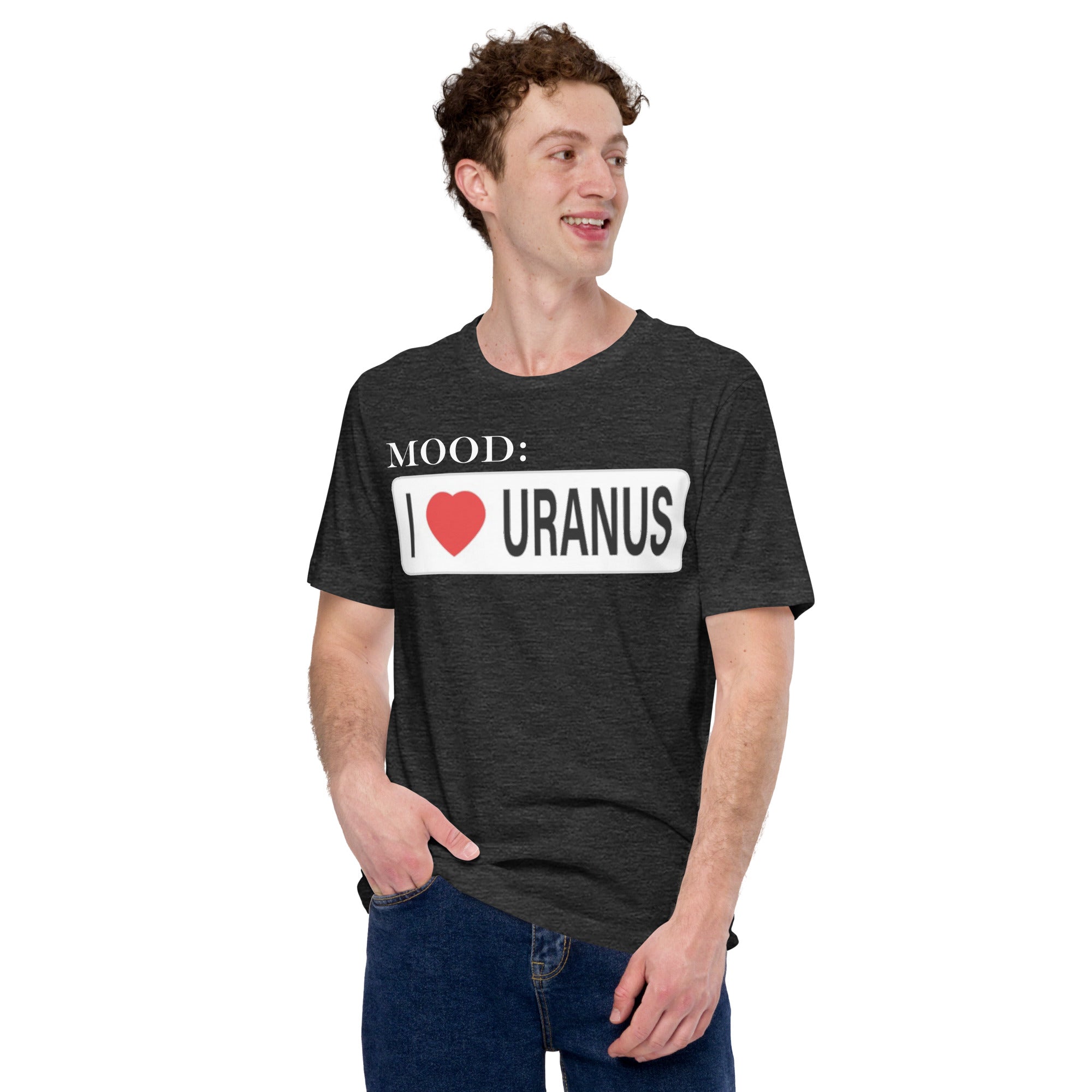 I ❤️ Uranus in White - My Mood Gear