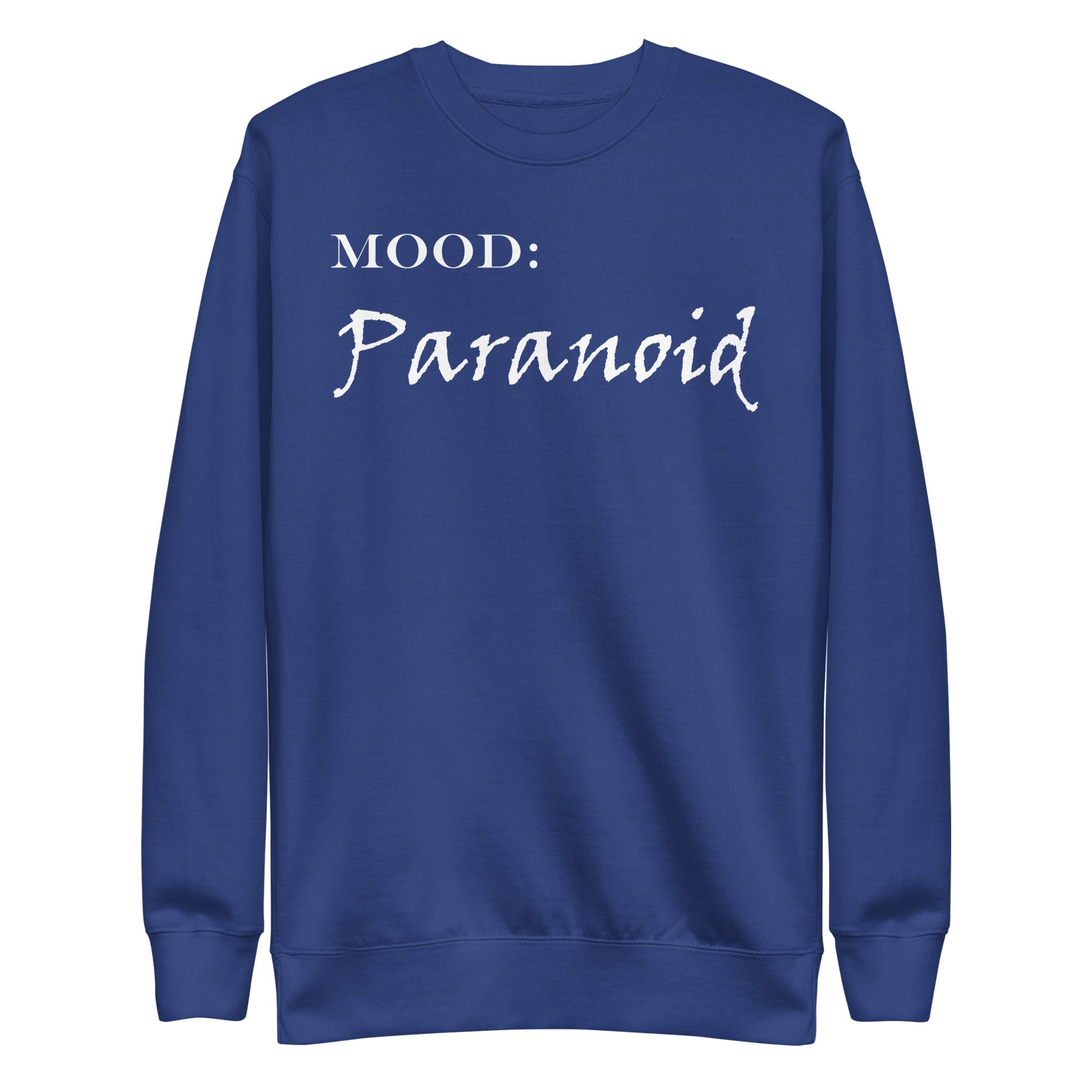 Paranoid in White - My Mood Gear
