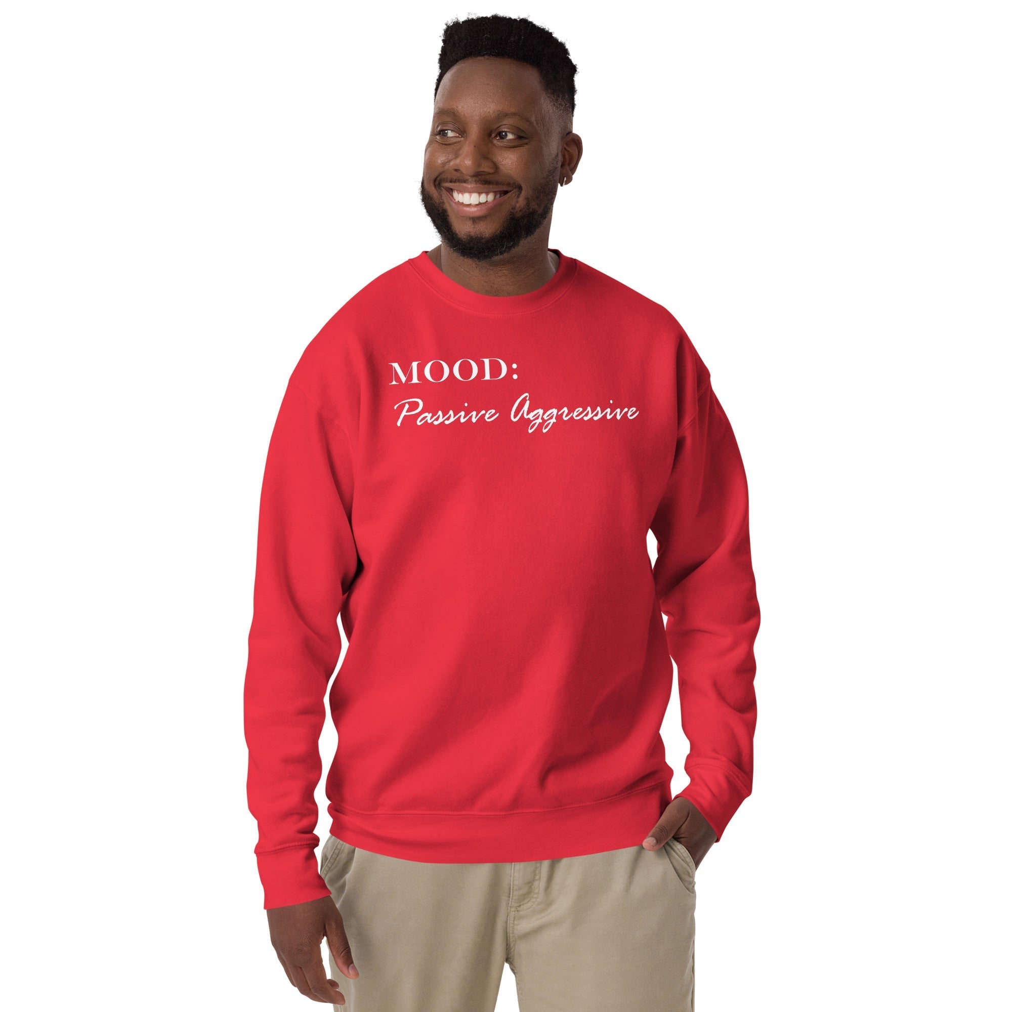 Passive Aggressive in White - My Mood Gear