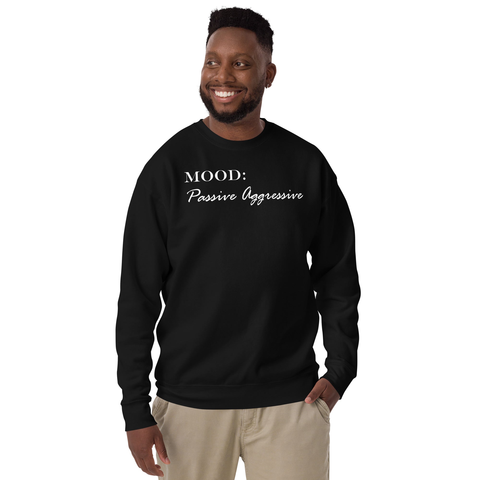 Passive Aggressive in White - My Mood Gear