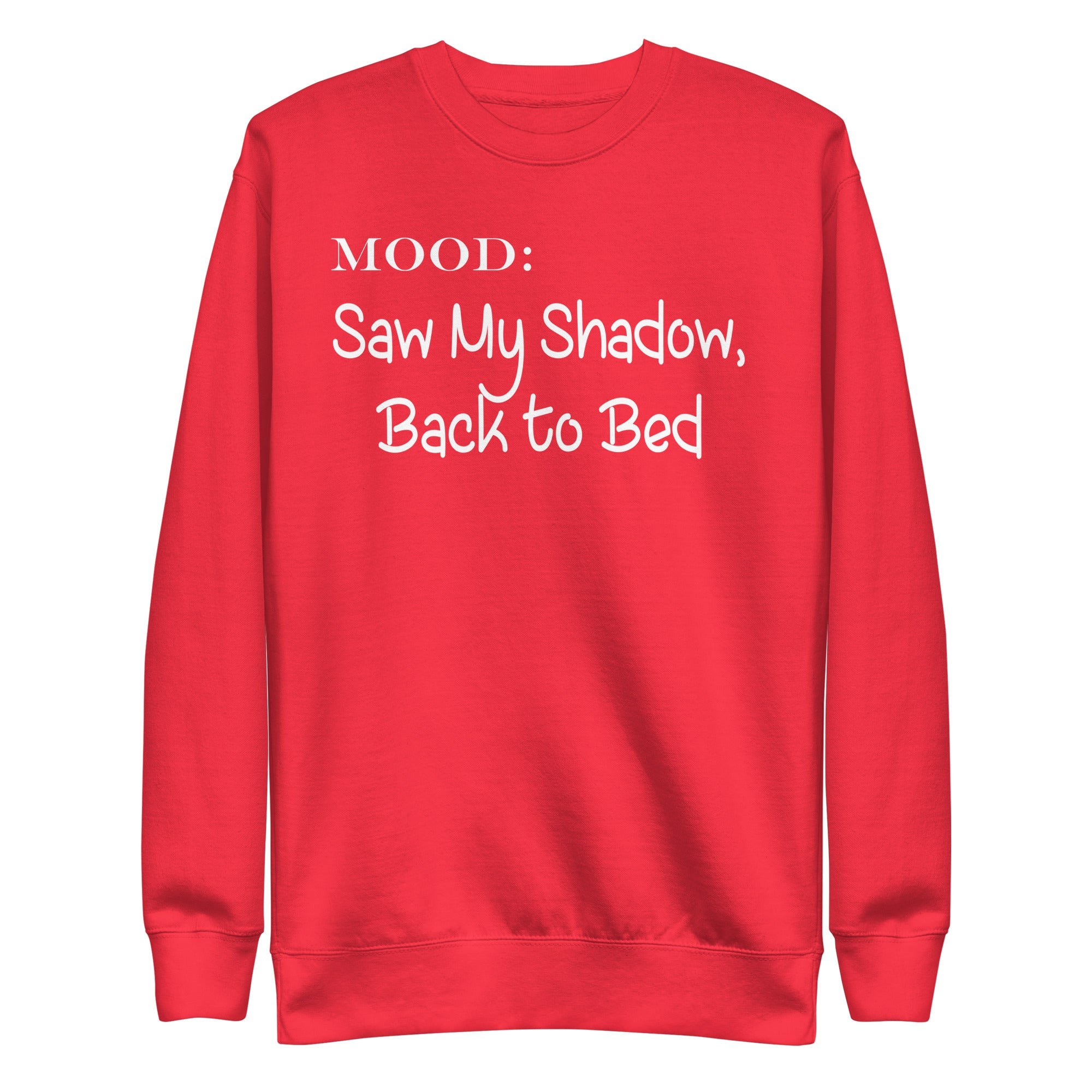 Saw My Shadow, Back to Bed in White - My Mood Gear