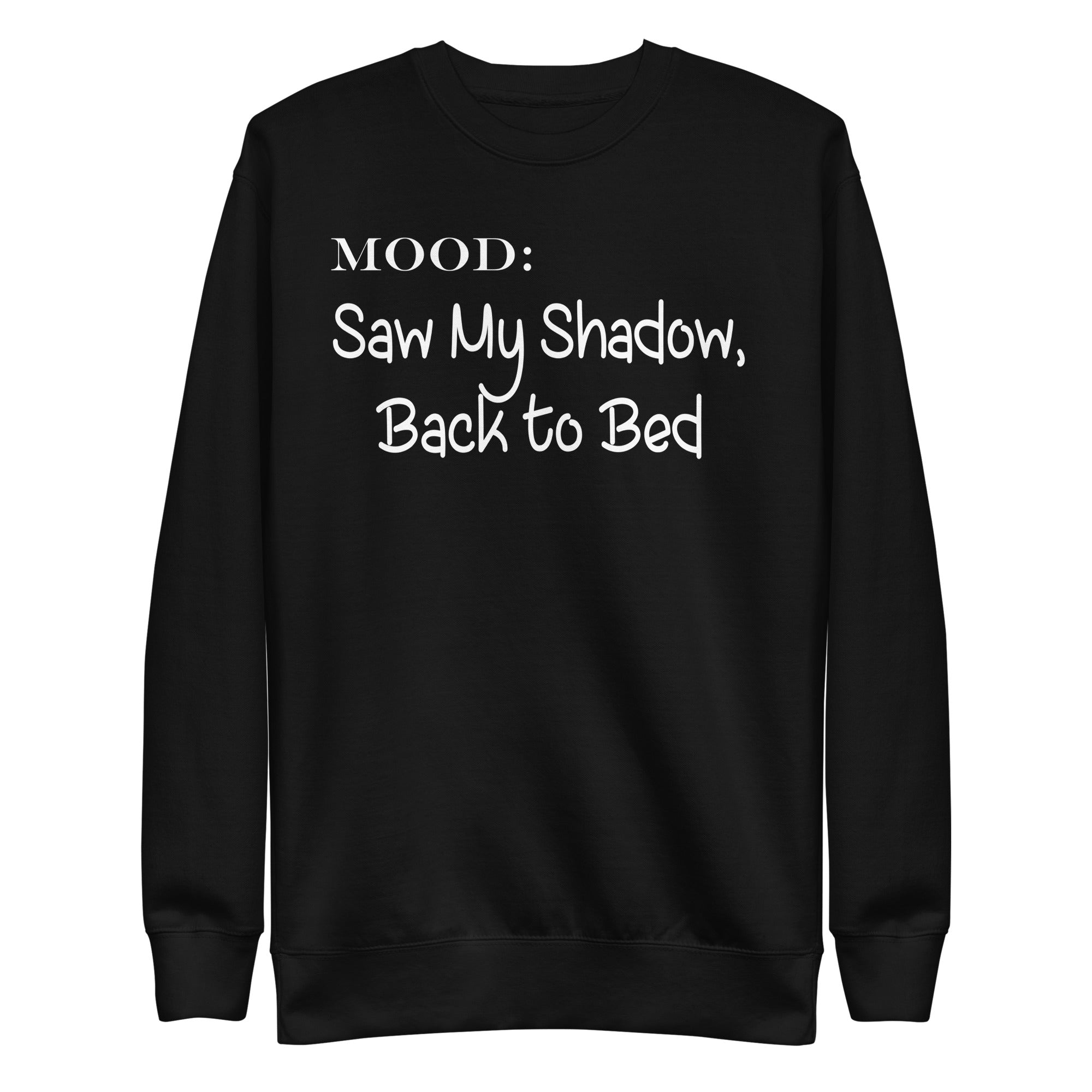 Saw My Shadow, Back to Bed in White - My Mood Gear