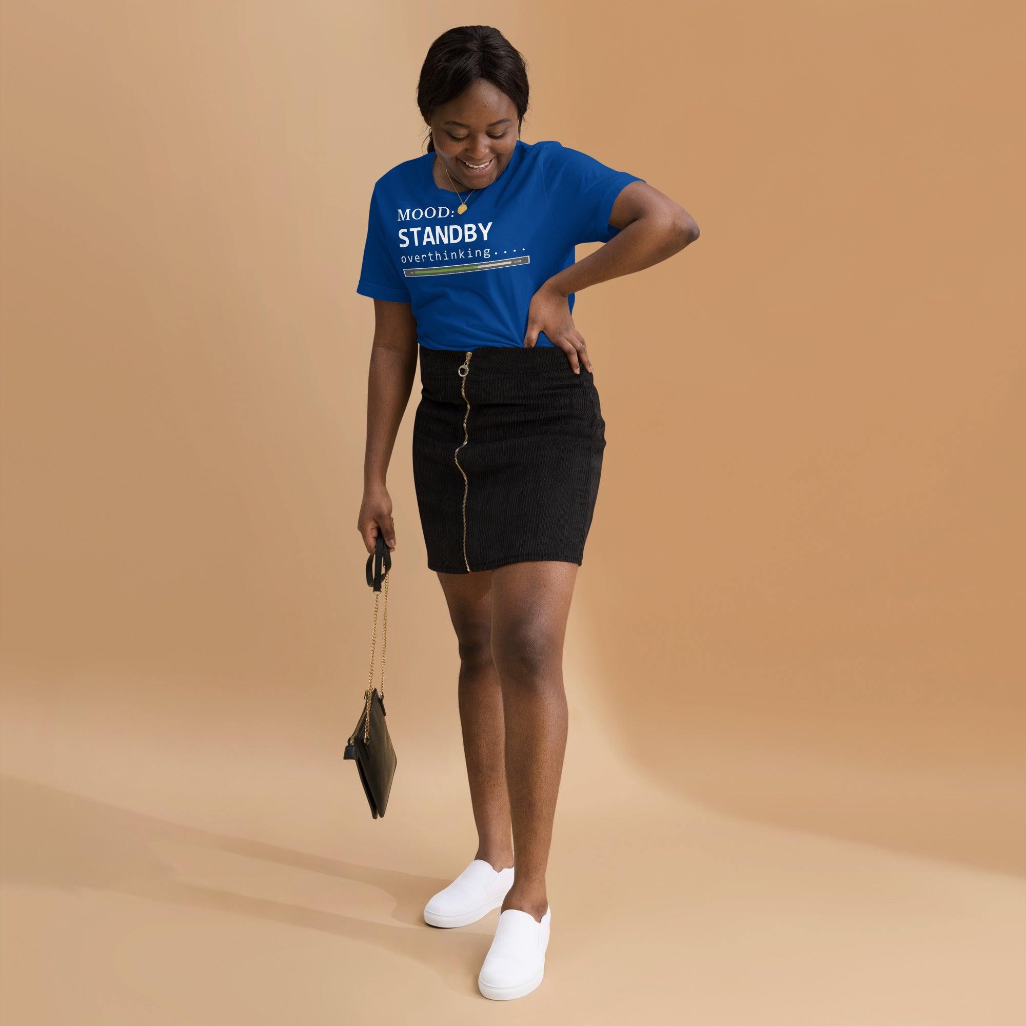 Status: Overthinking in White - My Mood Gear