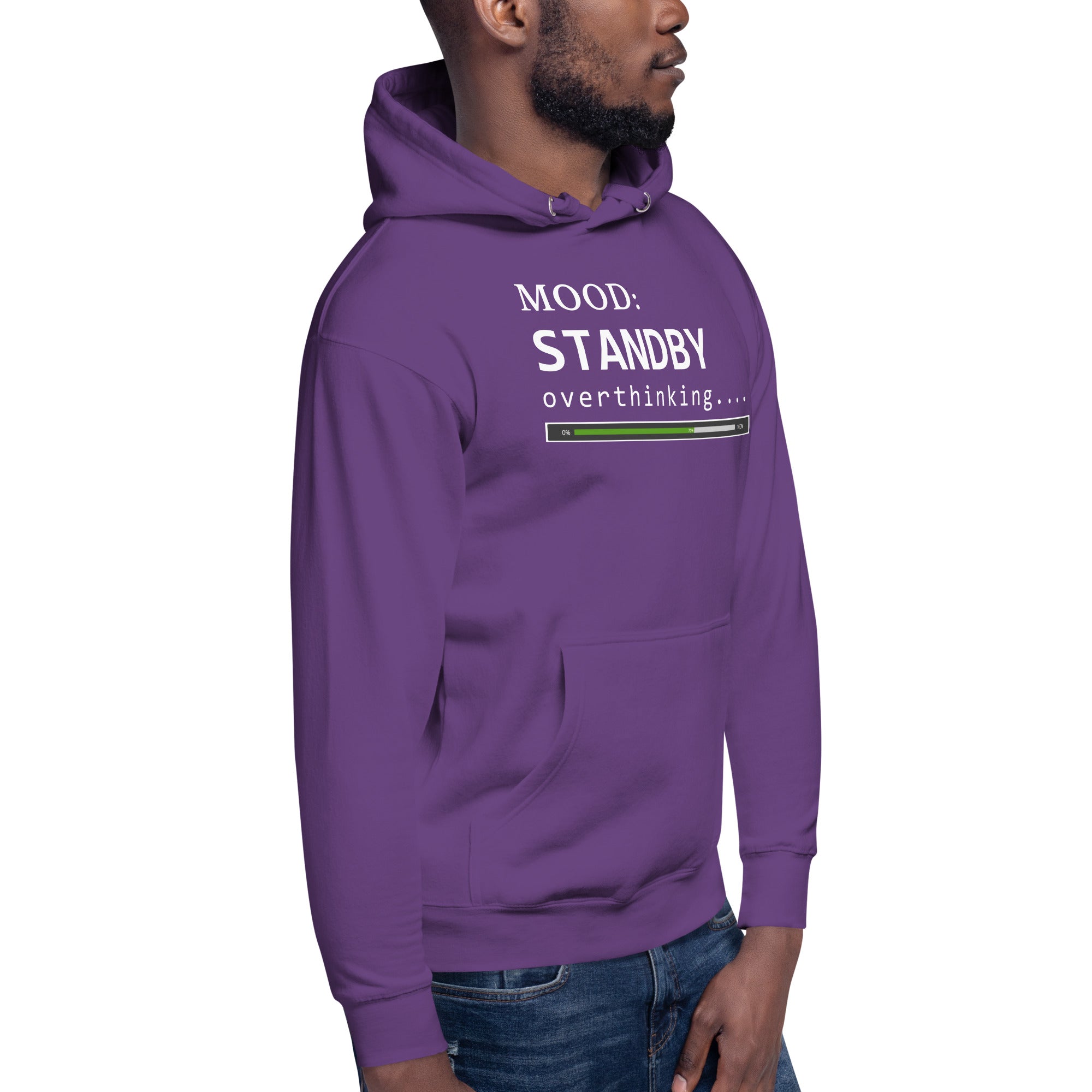 Status: Overthinking in White - My Mood Gear