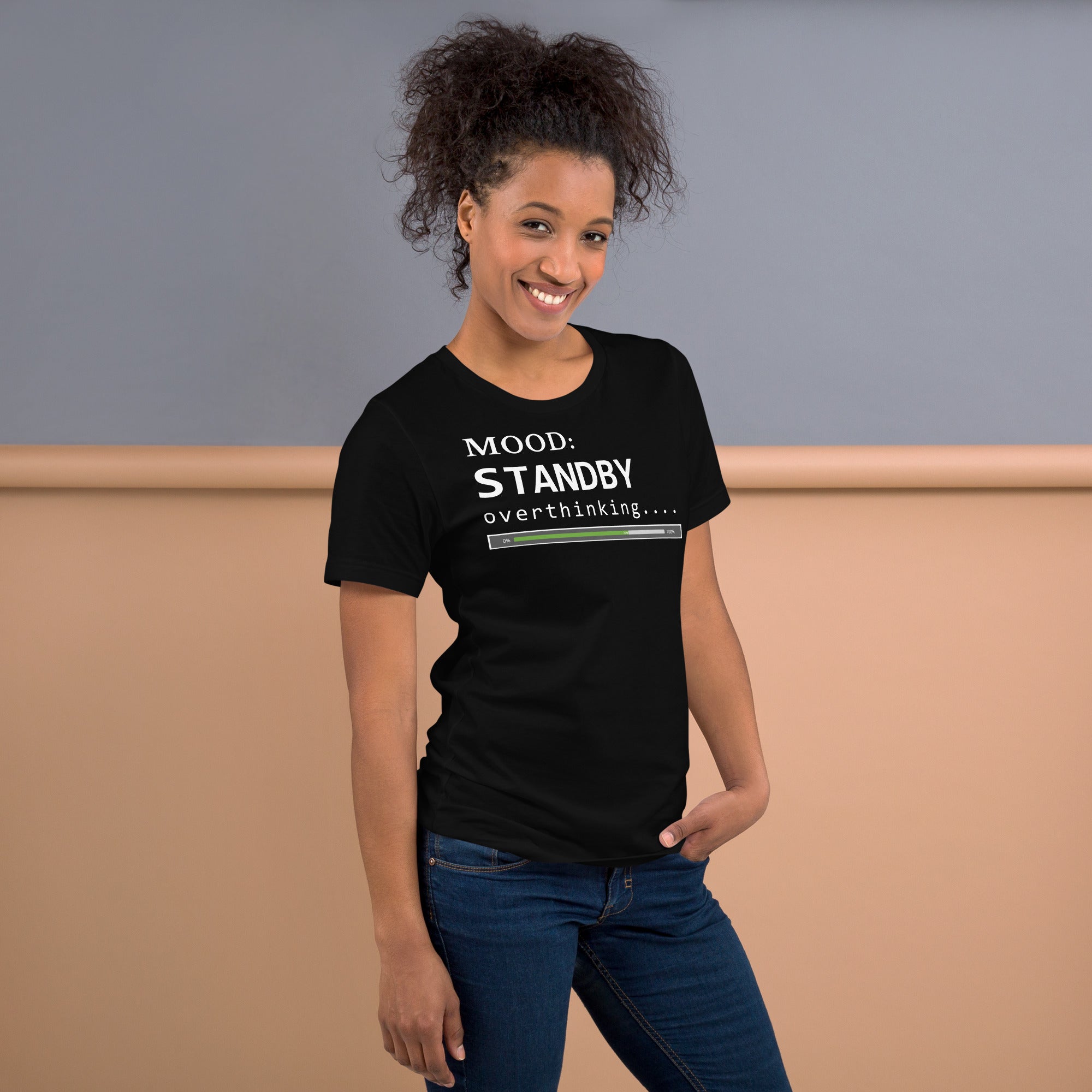 Status: Overthinking in White - My Mood Gear