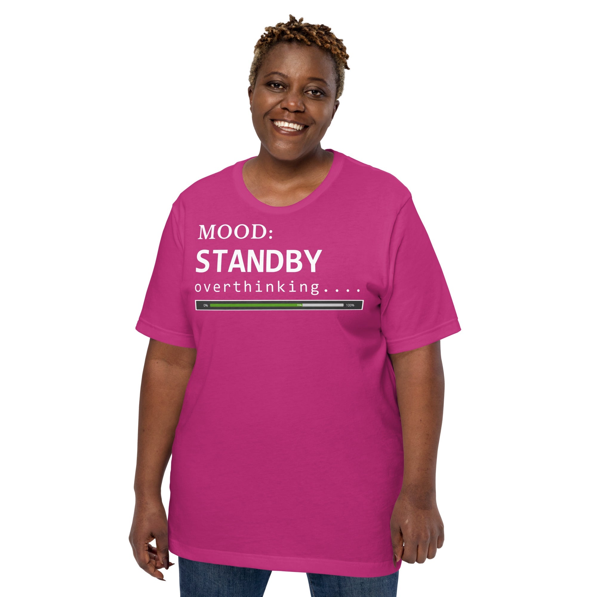 Status: Overthinking in White - My Mood Gear