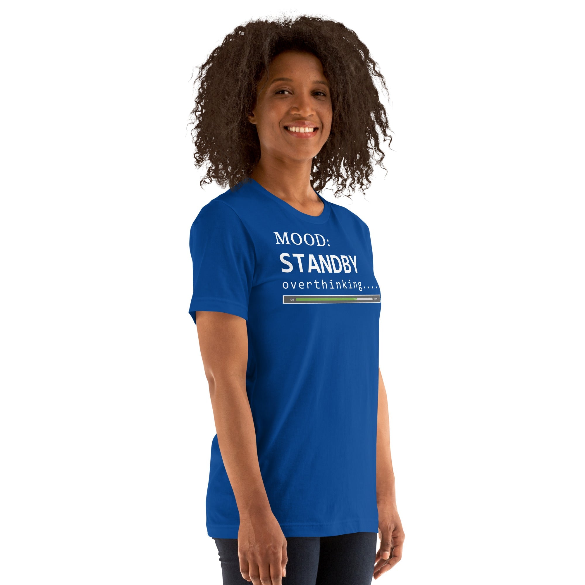 Status: Overthinking in White - My Mood Gear