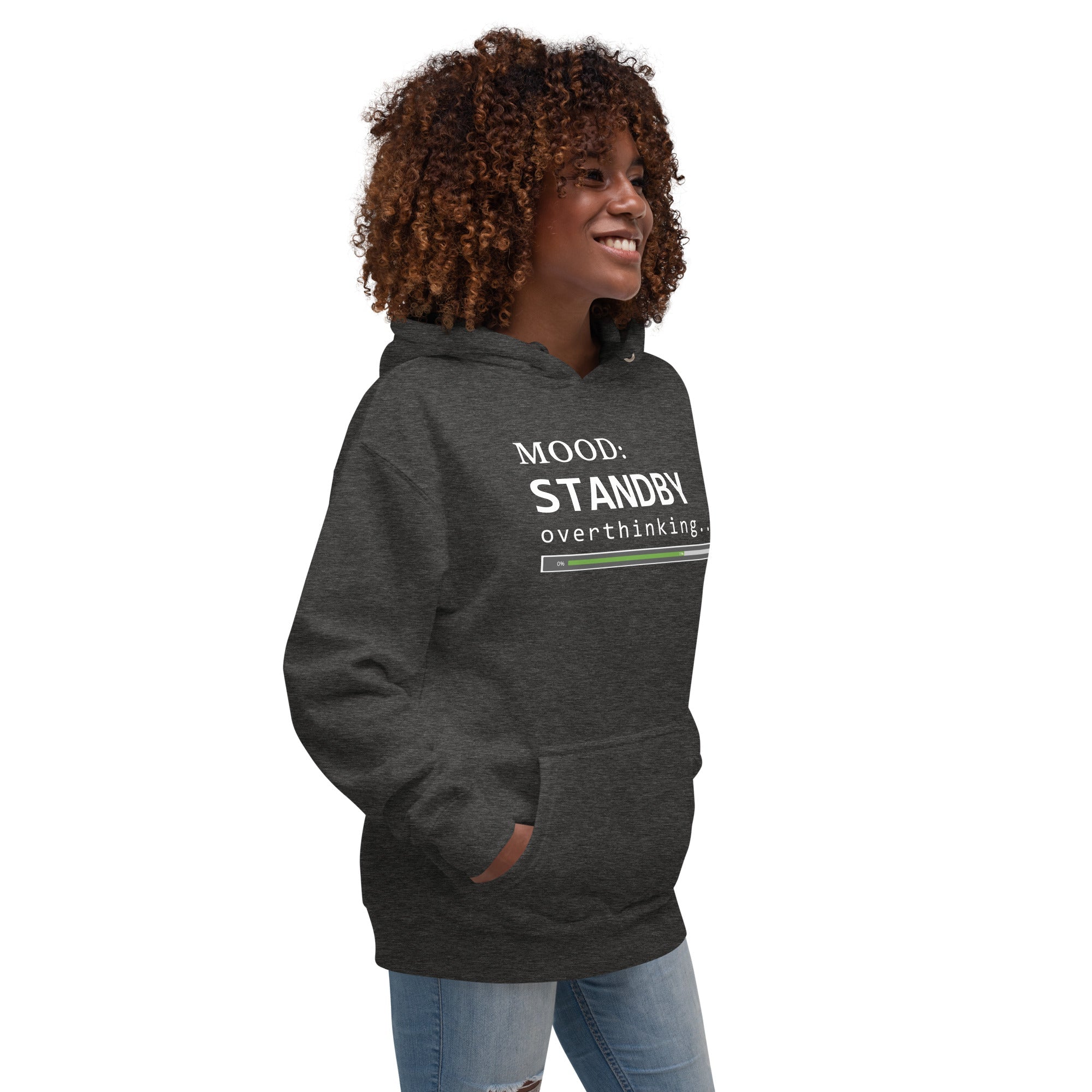 Status: Overthinking in White - My Mood Gear