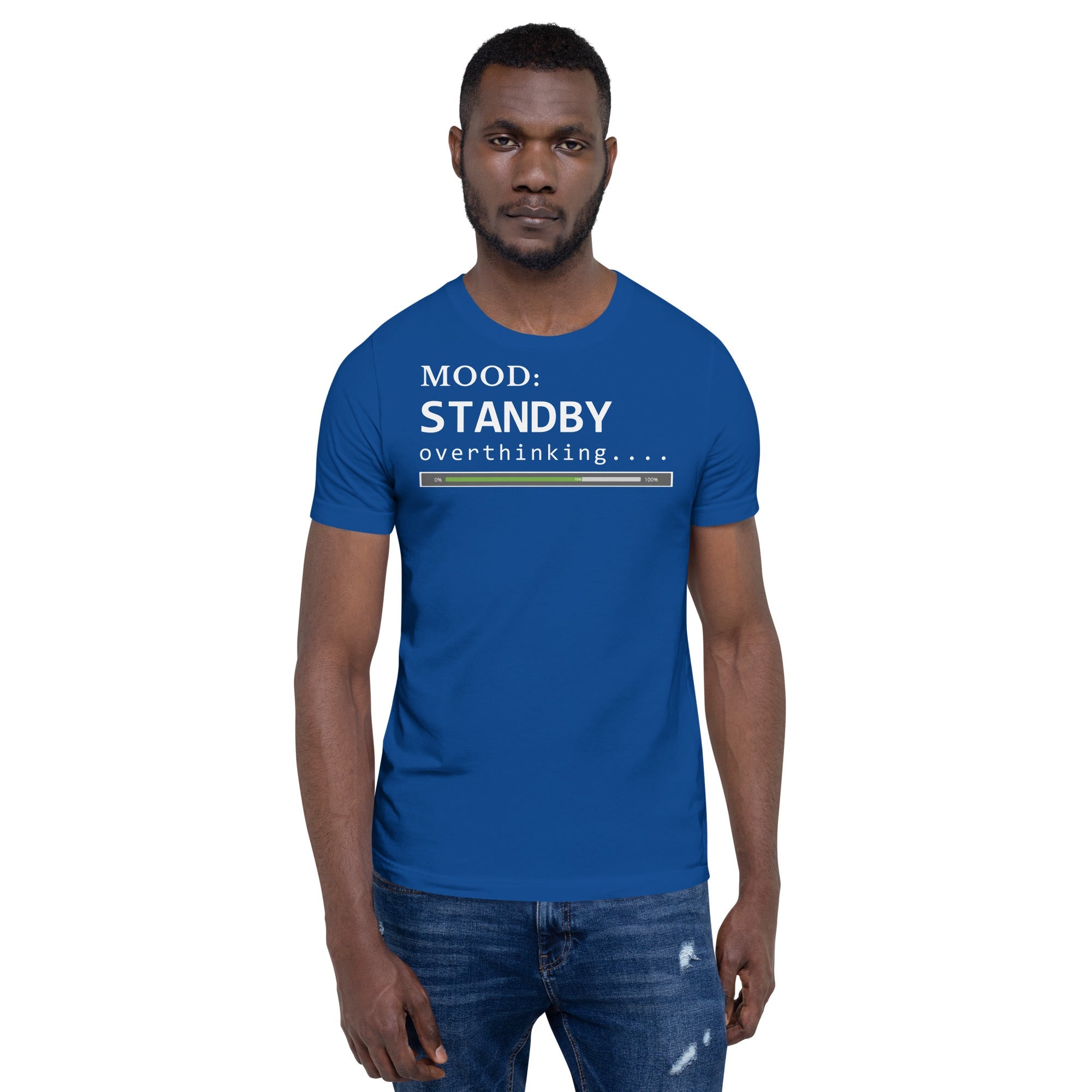 Status: Overthinking in White - My Mood Gear