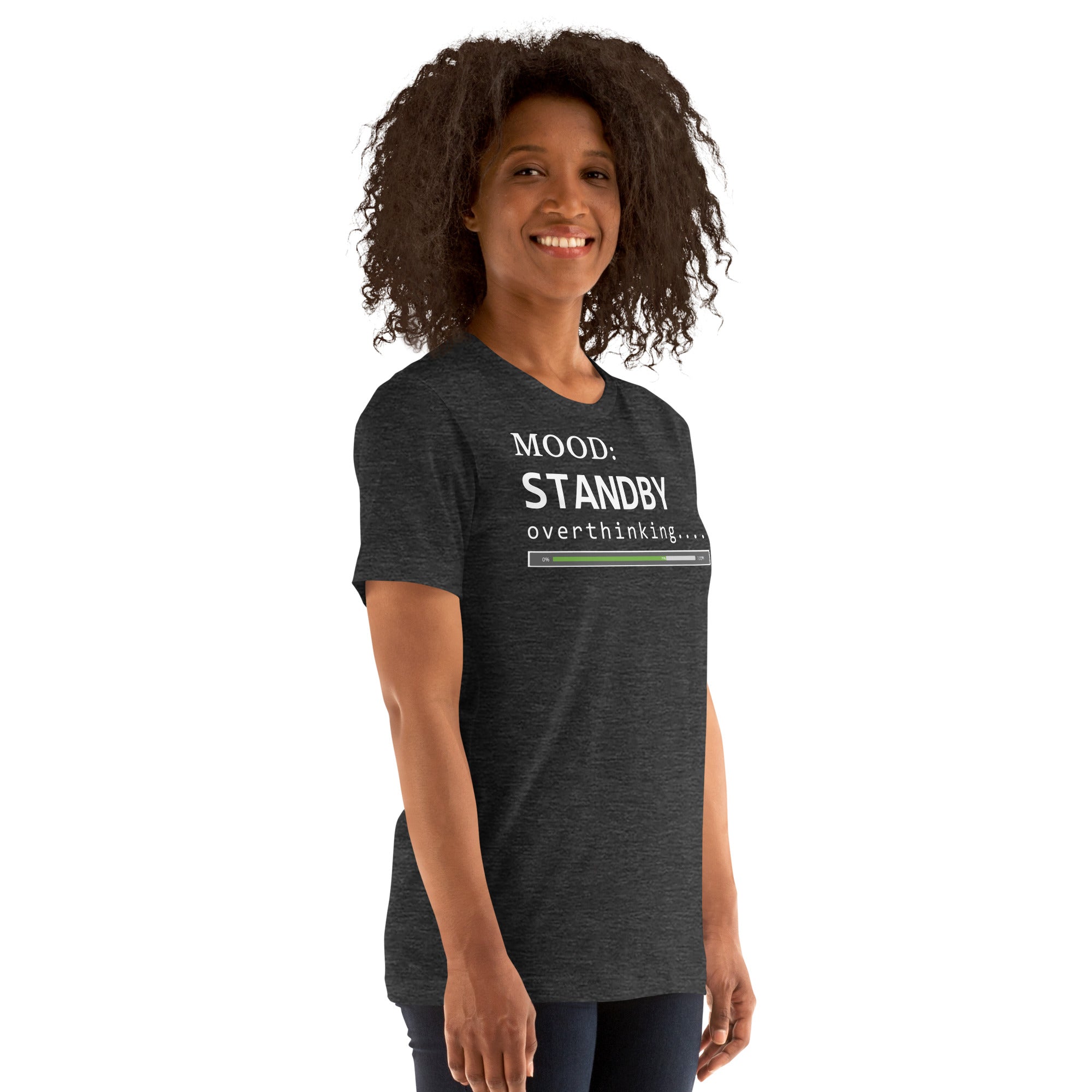 Status: Overthinking in White - My Mood Gear