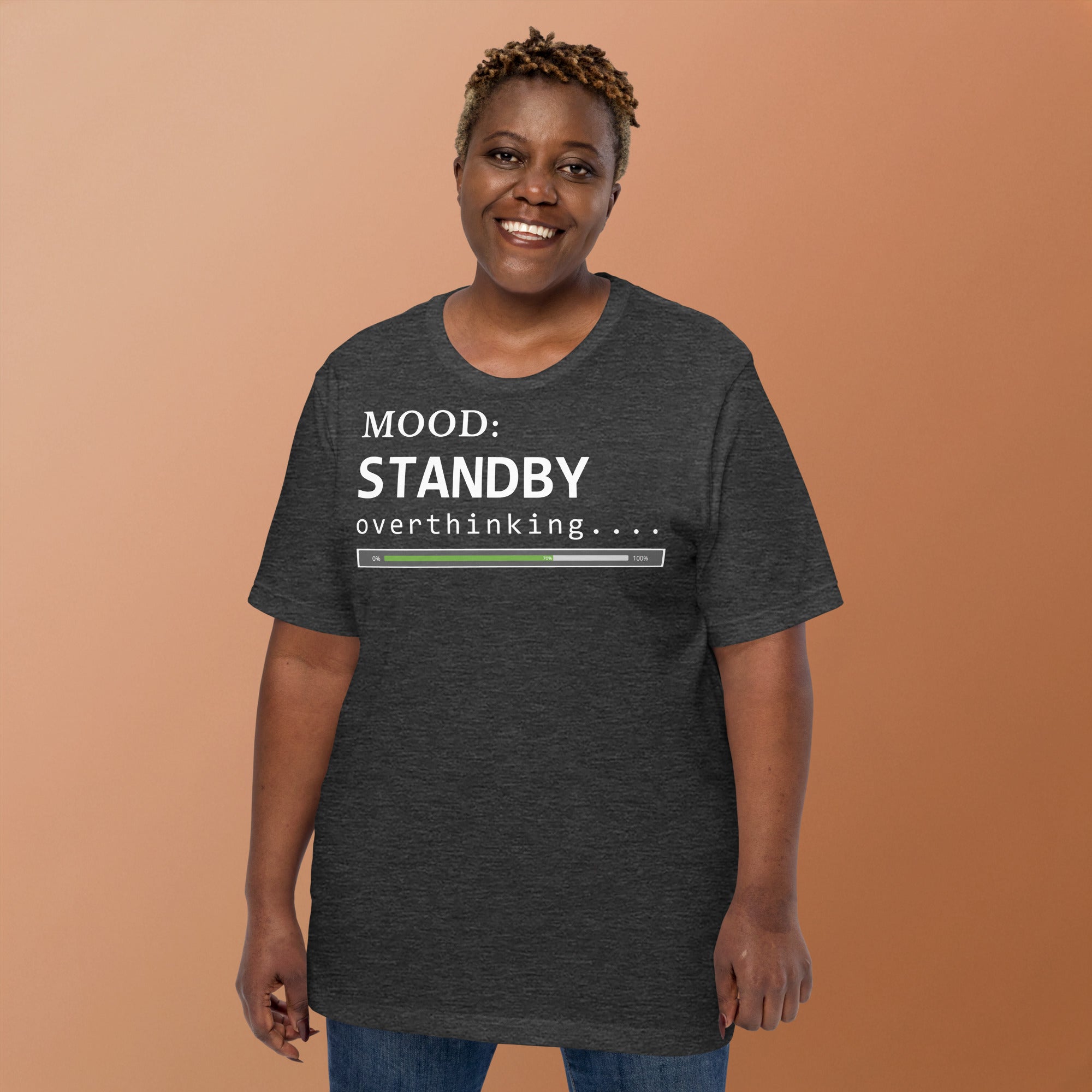 Status: Overthinking in White - My Mood Gear