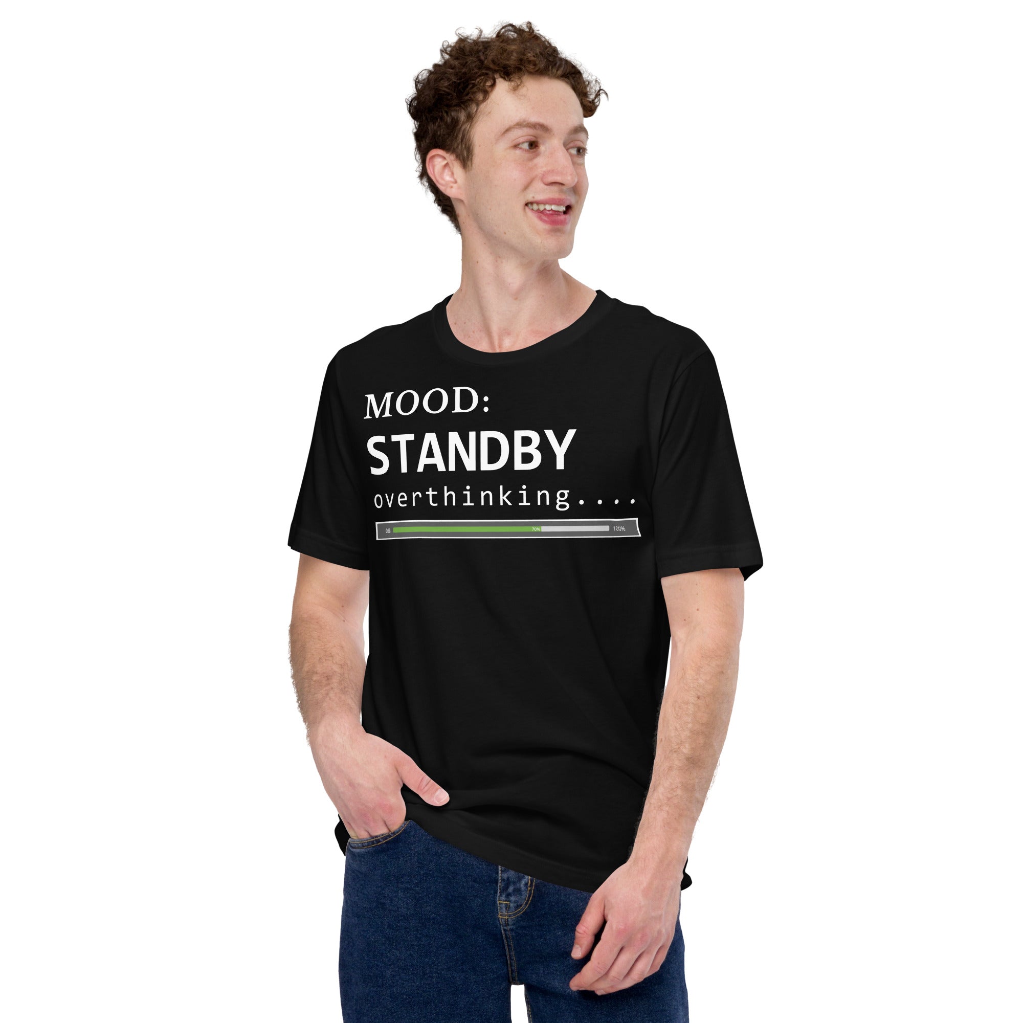 Status: Overthinking in White - My Mood Gear