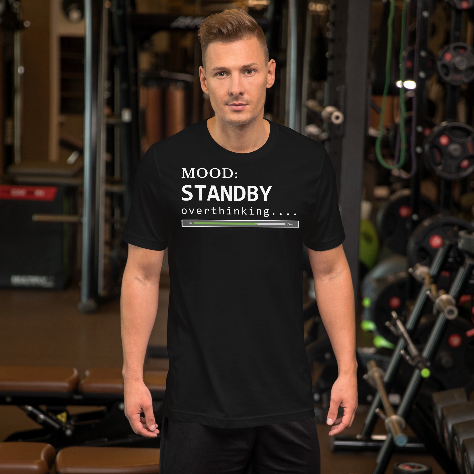 Status: Overthinking in White - My Mood Gear