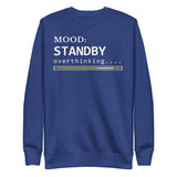 Status: Overthinking in White - My Mood Gear