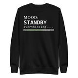 Status: Overthinking in White - My Mood Gear