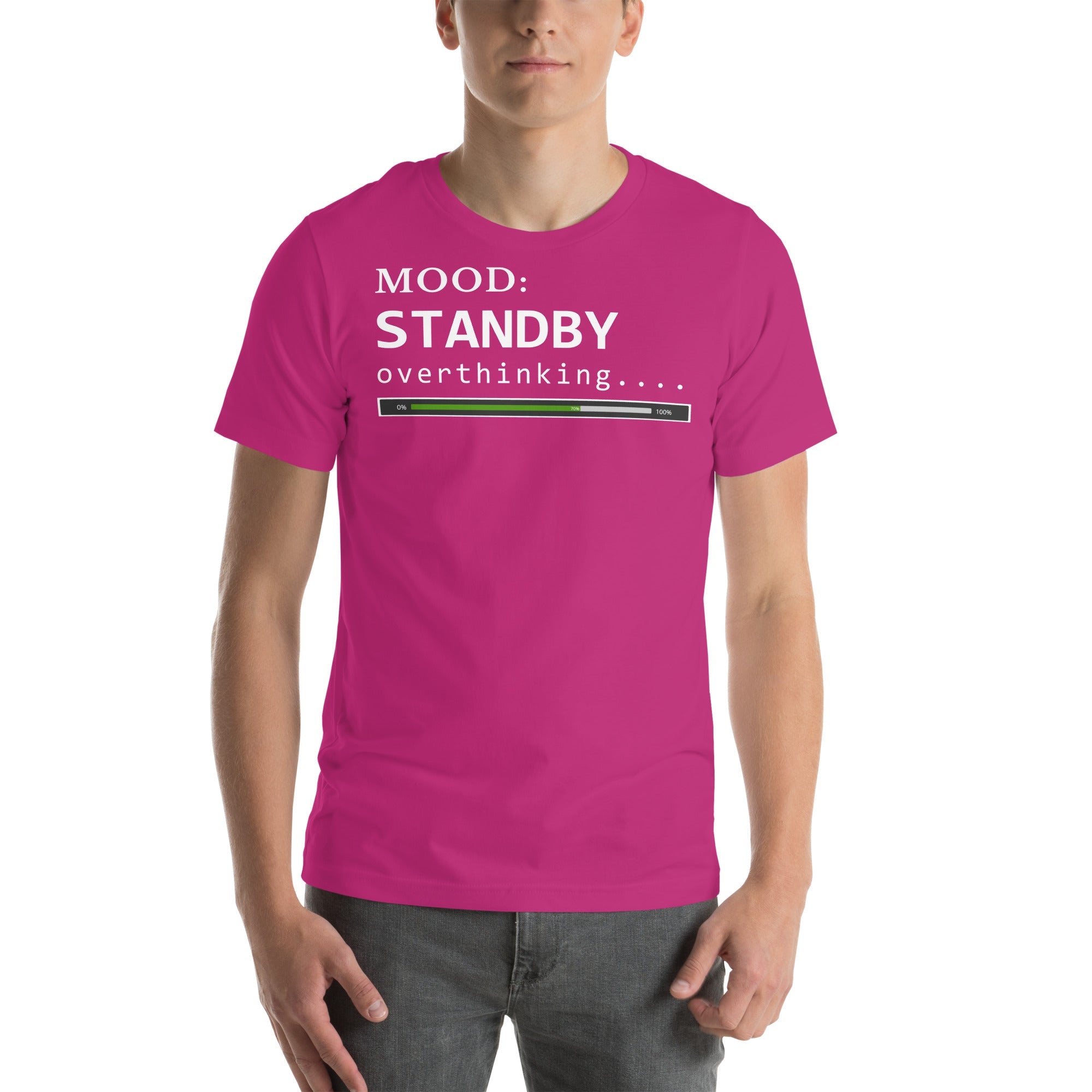 Status: Overthinking in White - My Mood Gear