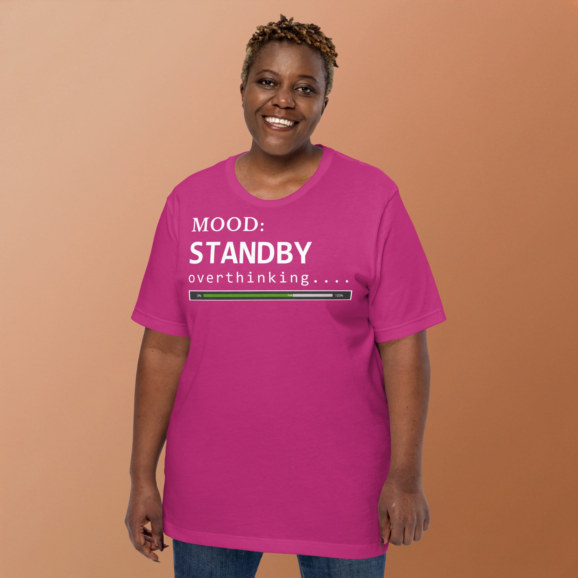 Status: Overthinking in White - My Mood Gear