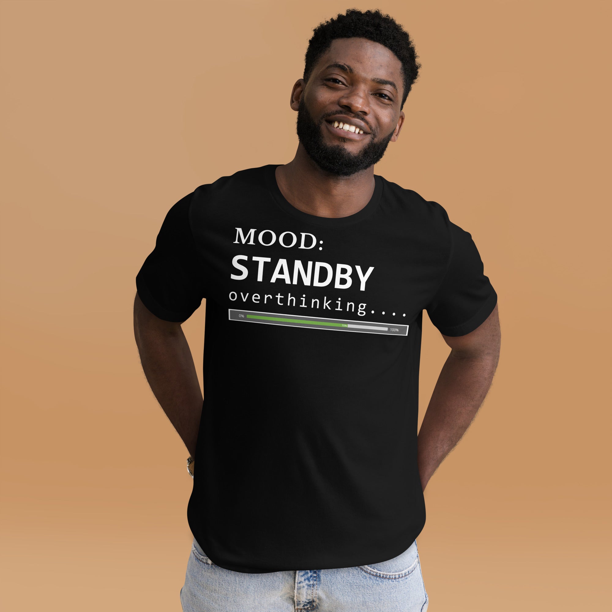 Status: Overthinking in White - My Mood Gear