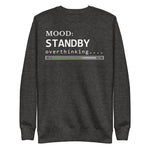 Status: Overthinking in White - My Mood Gear