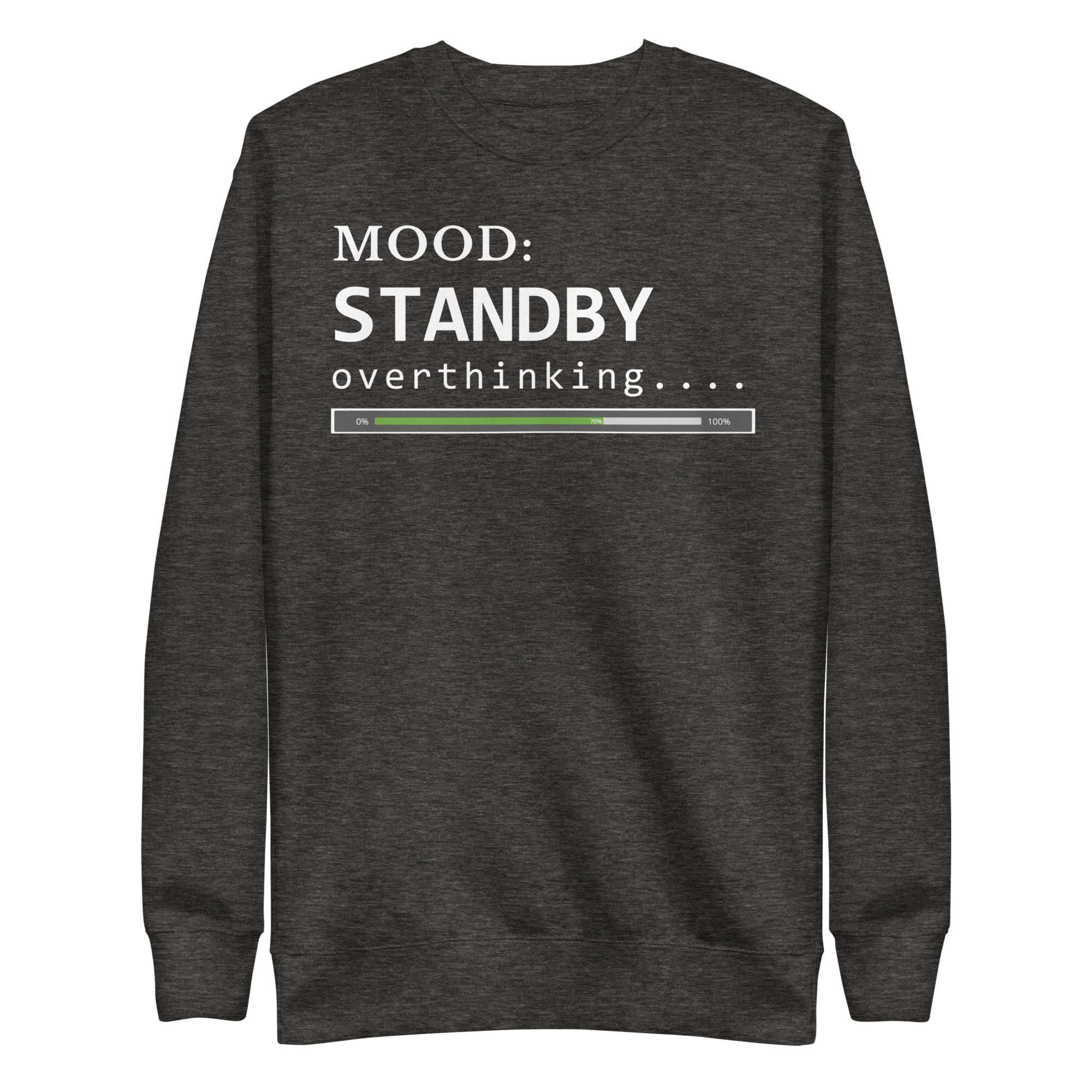 Status: Overthinking in White - My Mood Gear