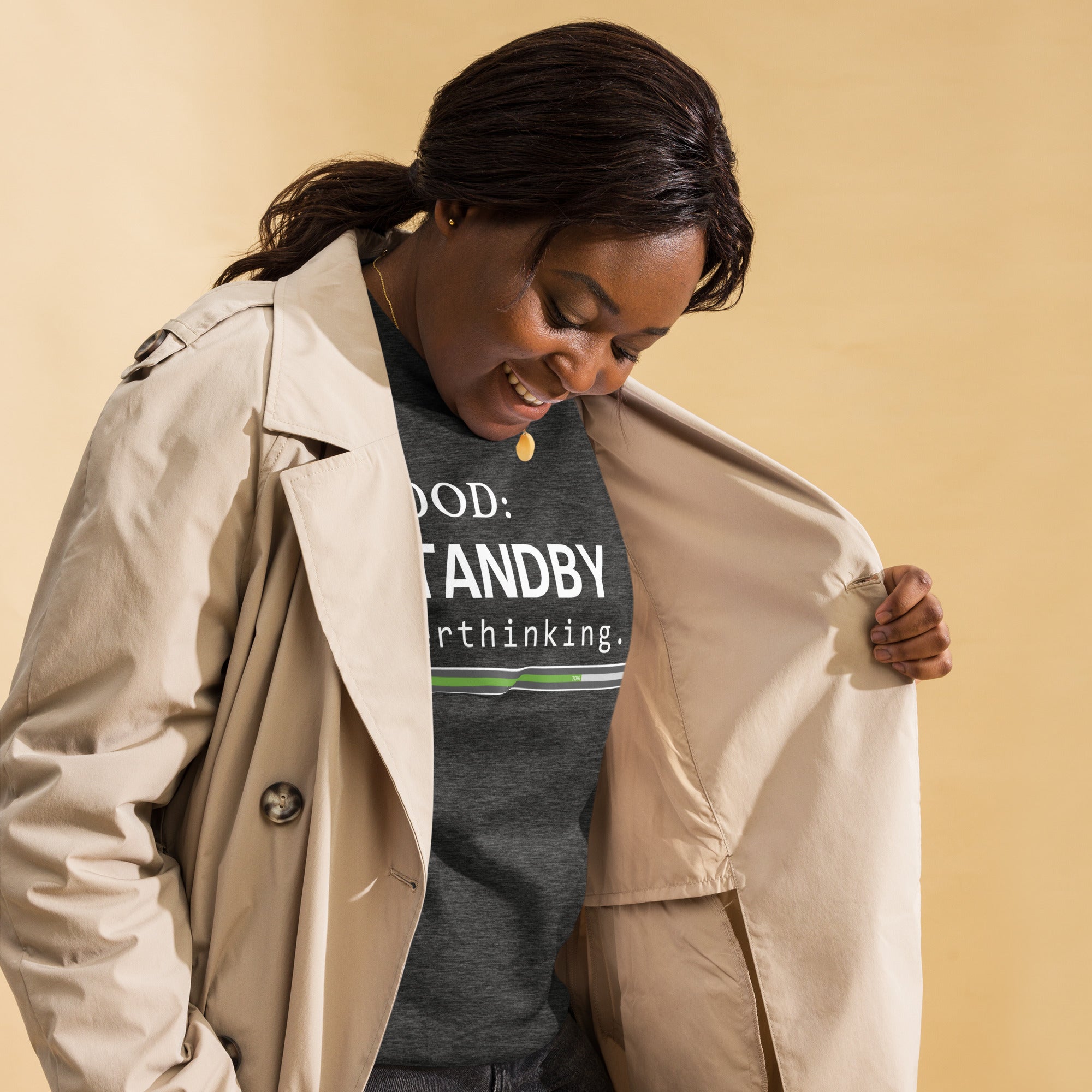 Status: Overthinking in White - My Mood Gear