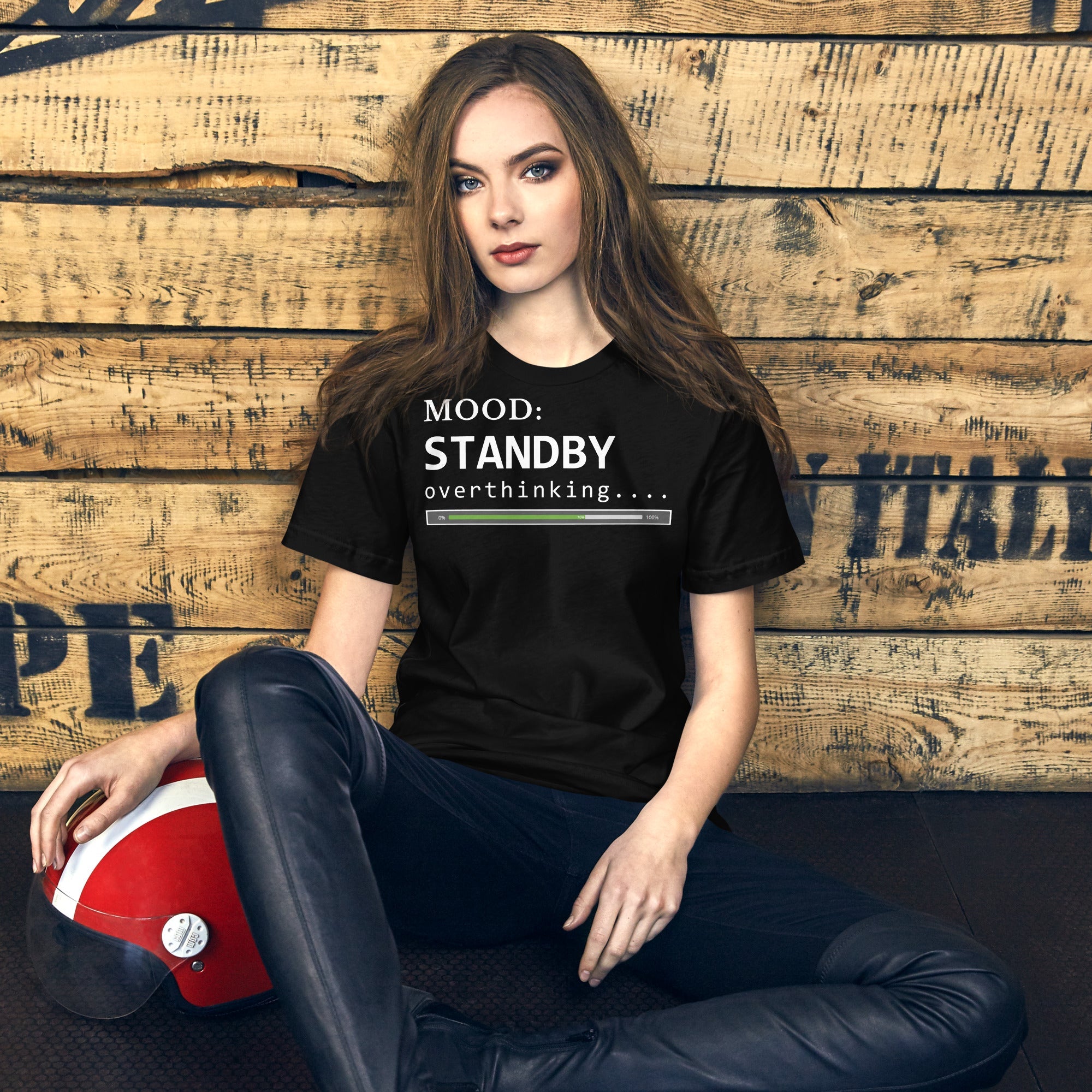 Status: Overthinking in White - My Mood Gear